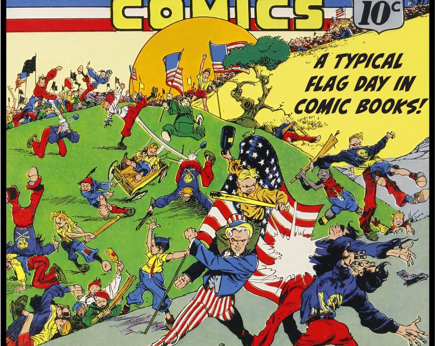 Flag Day–Comic Book Style